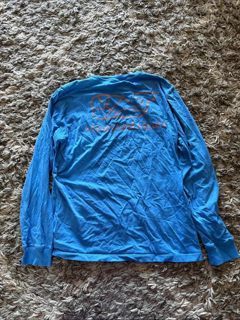 Vineyard Vines Basketball Whale Long Sleeve Tee